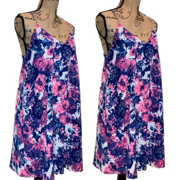 GUC Nymph Flowy Slip/Cami Boho Summer Shift Dress - Picture 7 of 7